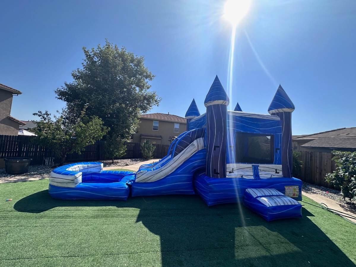Dark Blue with pool